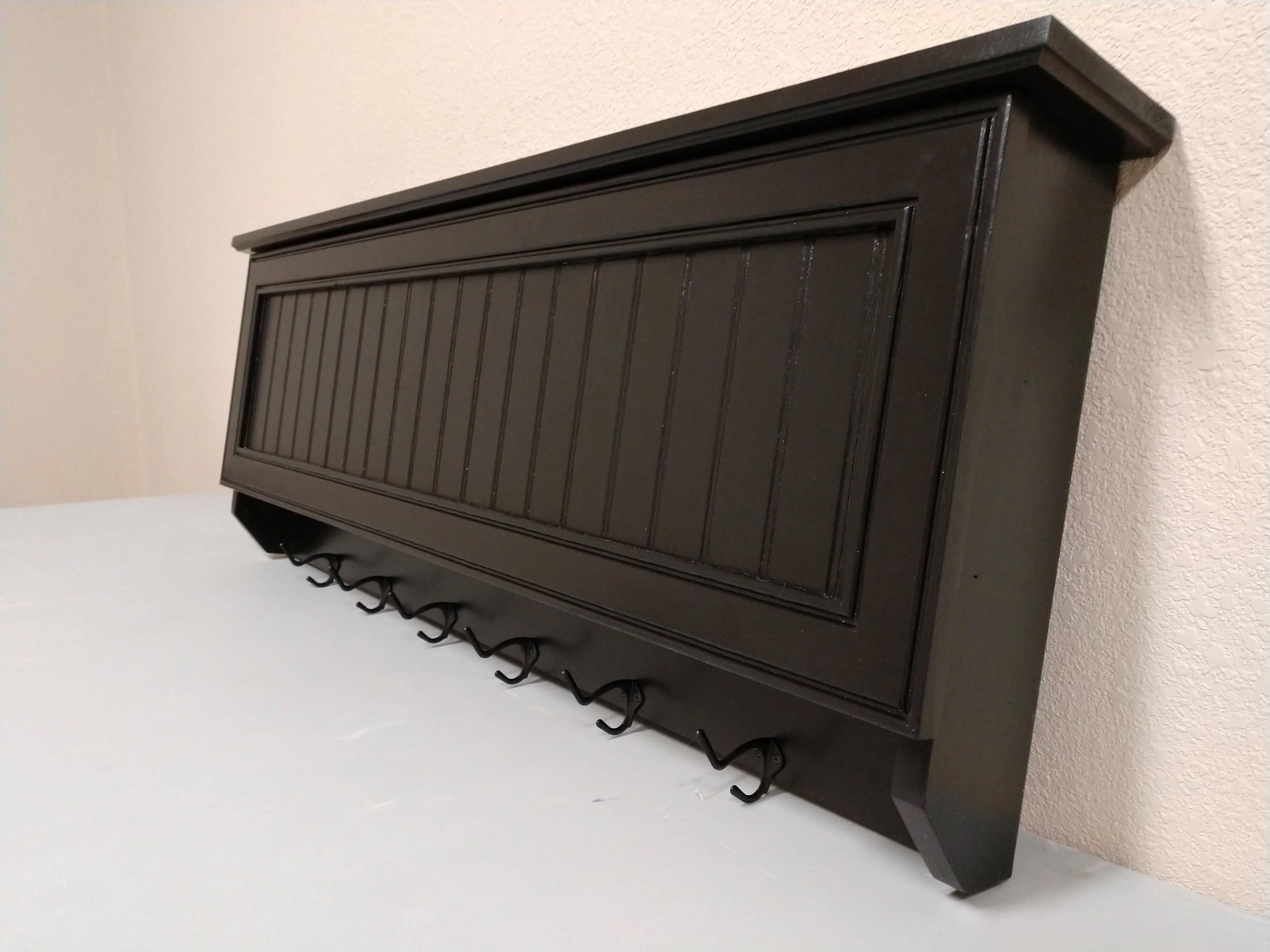 Coat Rack Concealment with Wainscoting (B Board )