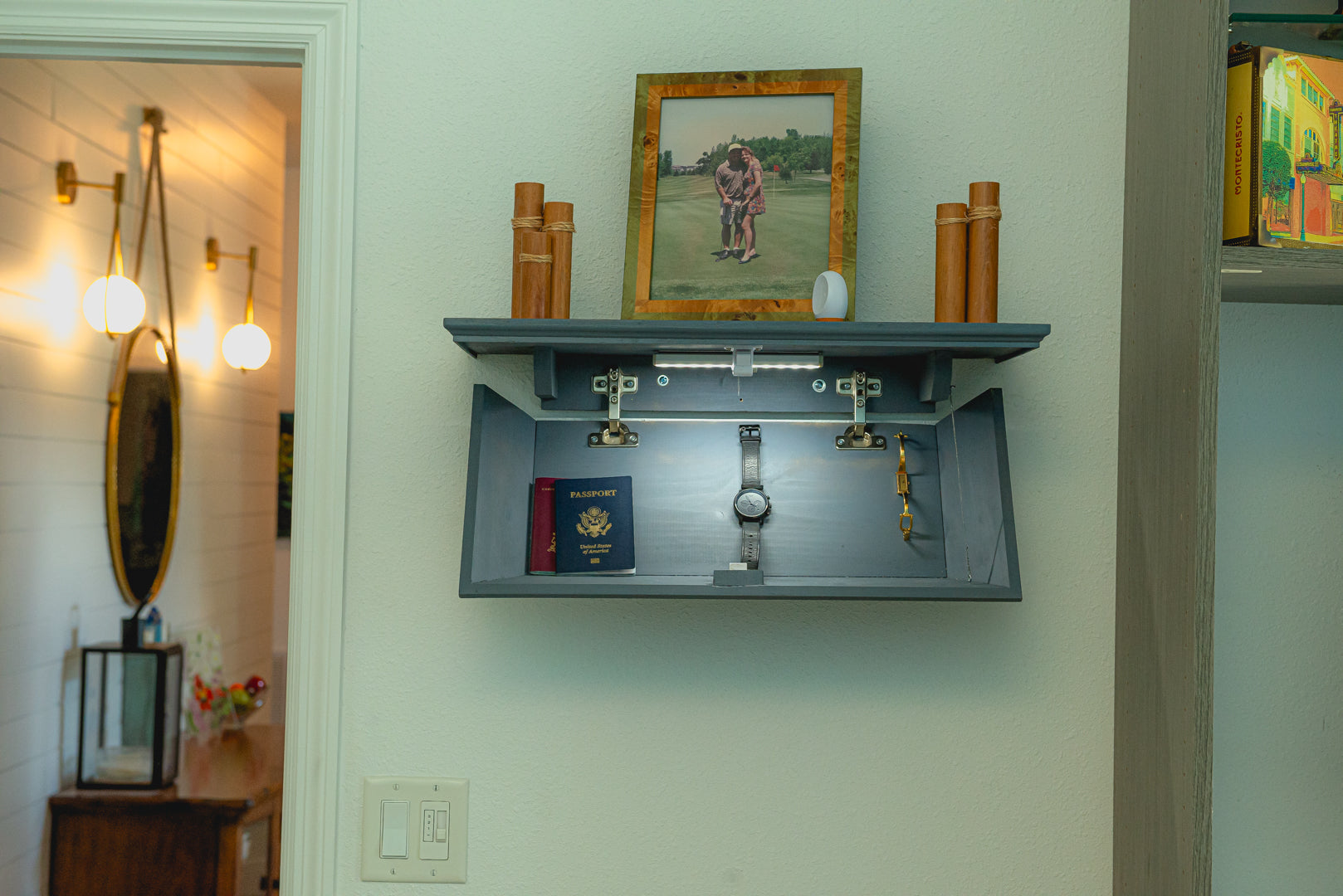 Floating Shelf Concealment Multi Usage